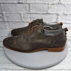Bull Boxer Dress Casual Oxford Leather Shoes Men’s Sz 10 Brown Handmade Portugal